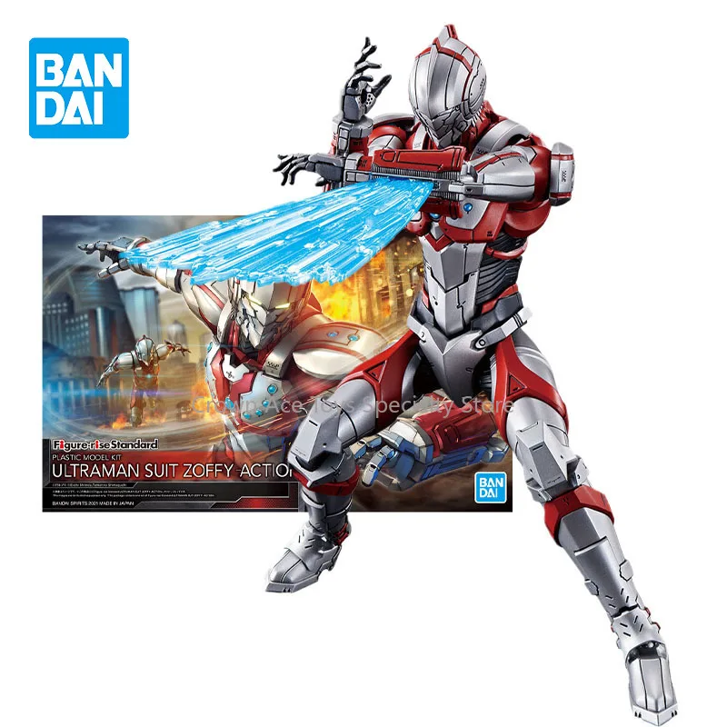 

Bandai Genuine Figure Ultraman Model Kit Figure-rise Standard Ultraman Suit Zoffy Action Collection Model Action Figure Kid Toys