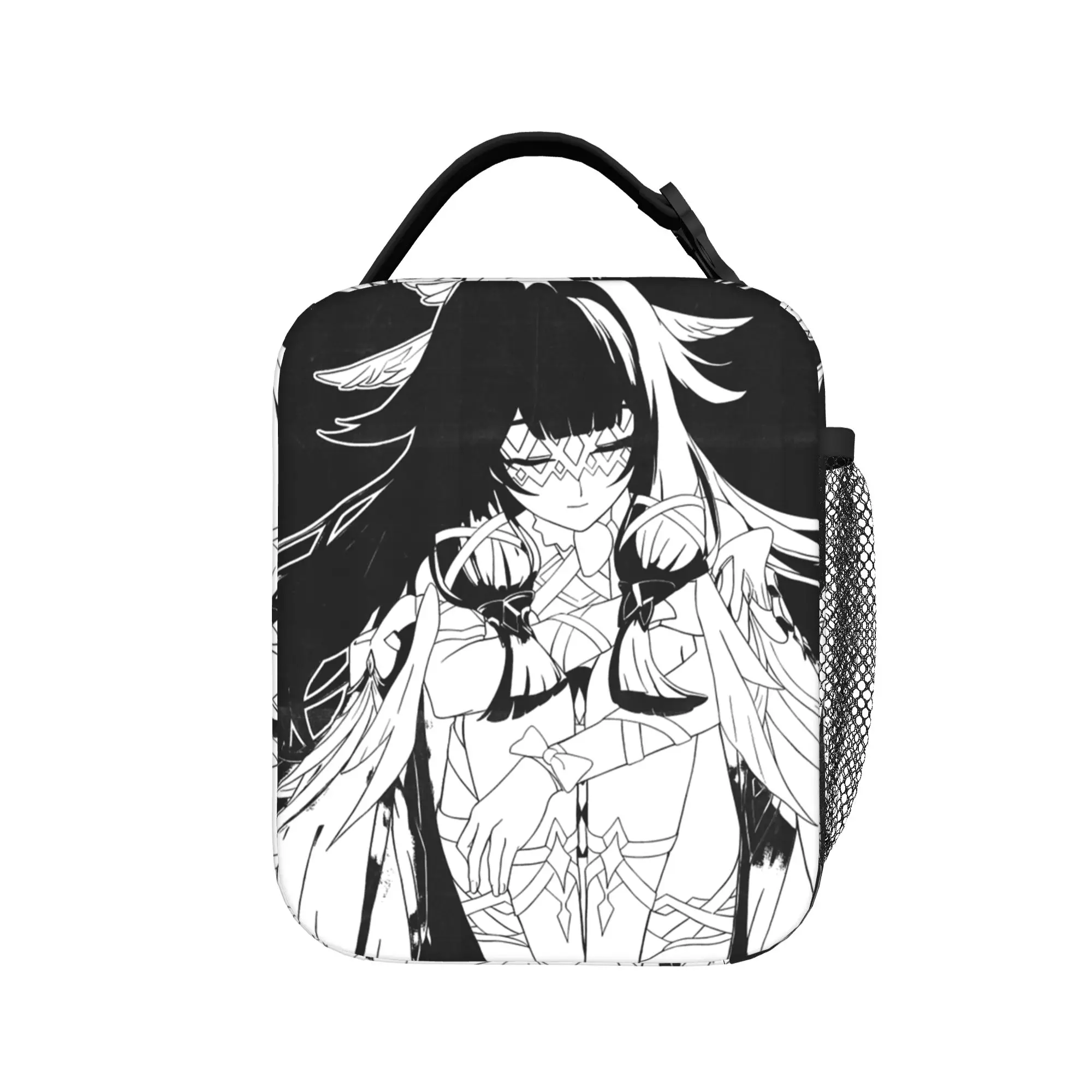 Moon Maiden Columbina Genshin Impact Thermal Insulated Lunch Bag for Work  Reusable Food Bag Cooler Thermal Lunch Boxes