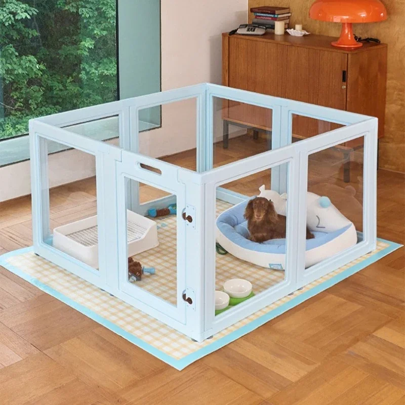 #Modular Accessories Dog Fence Park For Folding  Extendable Dog Fence Large Balcony Stuff Plastic Accessoires Chien Pet Supplies