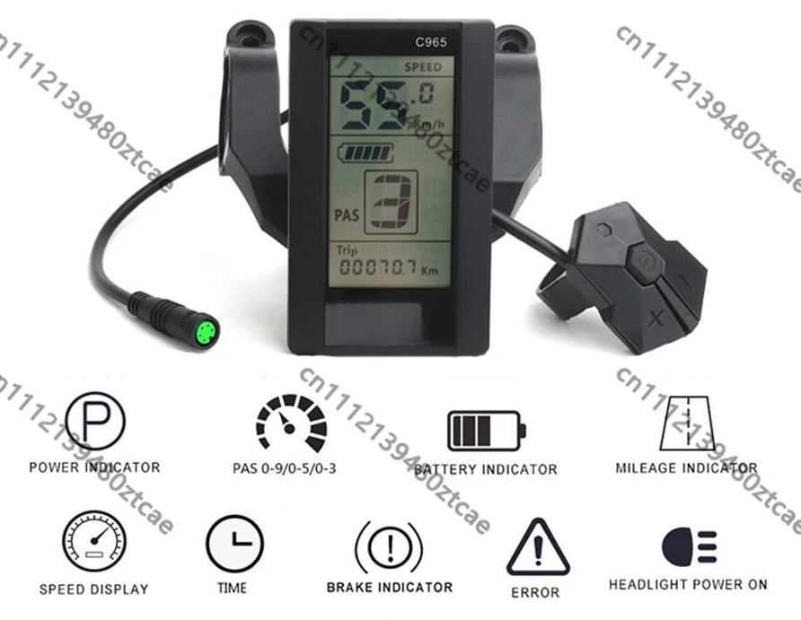 LCD Display  Protocol Control Screen Fit  Mid Drive E-bike Motor