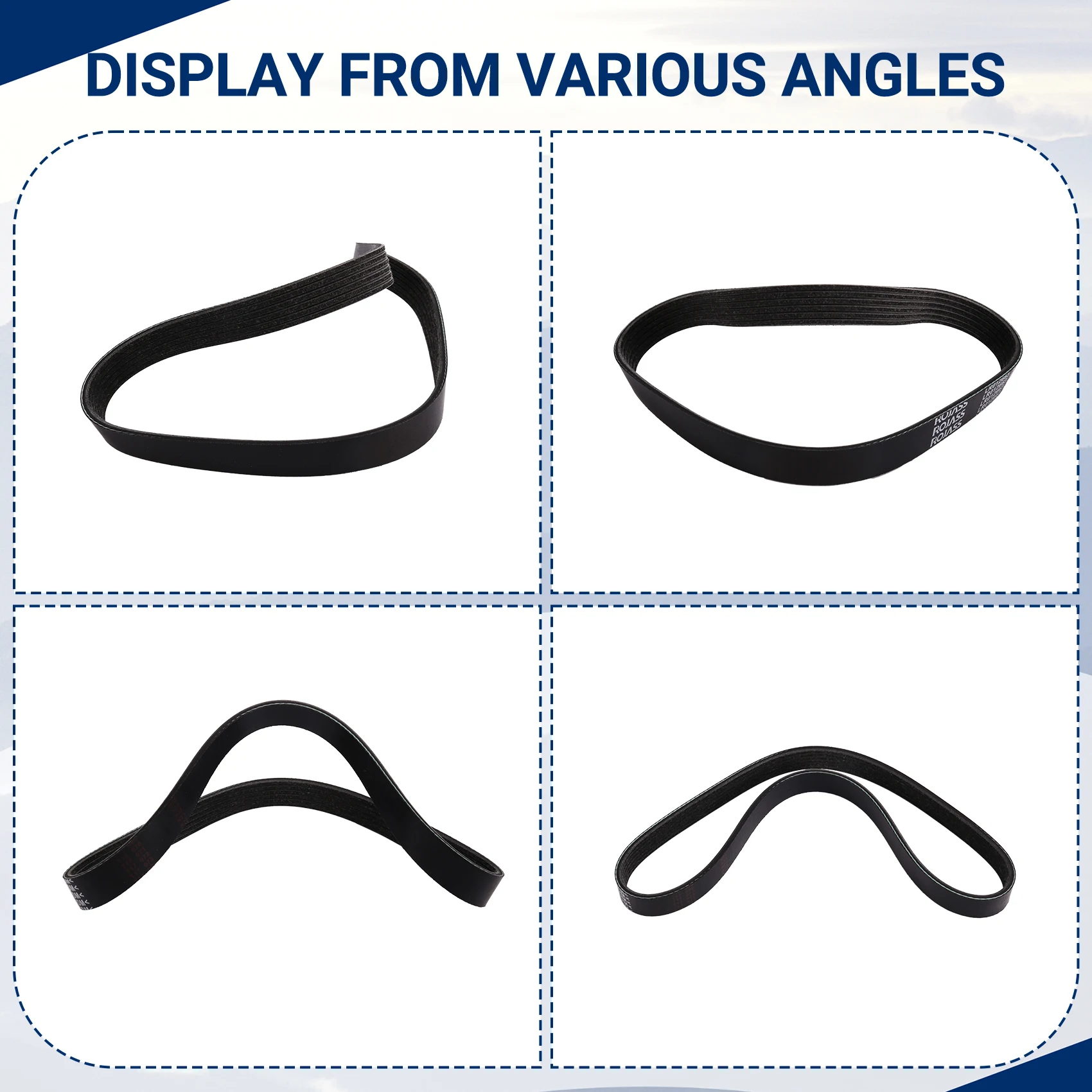 

Приводной ремень охлаждающего вентилятора двигателя с ведущим краем для Land Rover RR Sportlr4 Range V8 5.0L LR012663