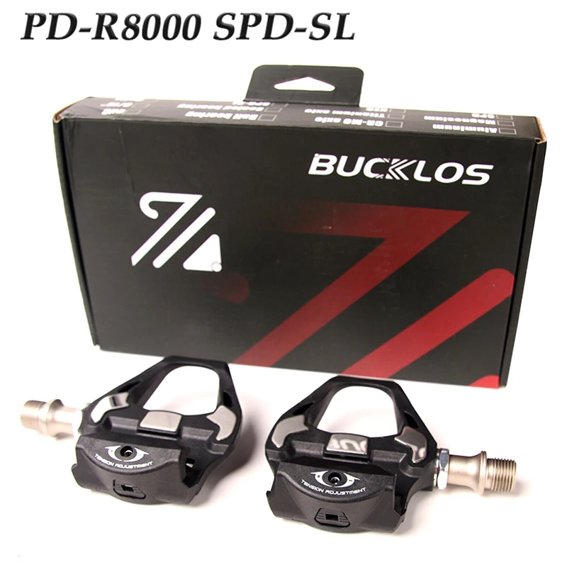 Pedales de PD-R8000 S PD-SL sin Clip, rodamientos sellados, 9/16 pulgadas, Pedal de autobloqueo para bicicleta de carretera, accesorios de ciclismo Spd Sl