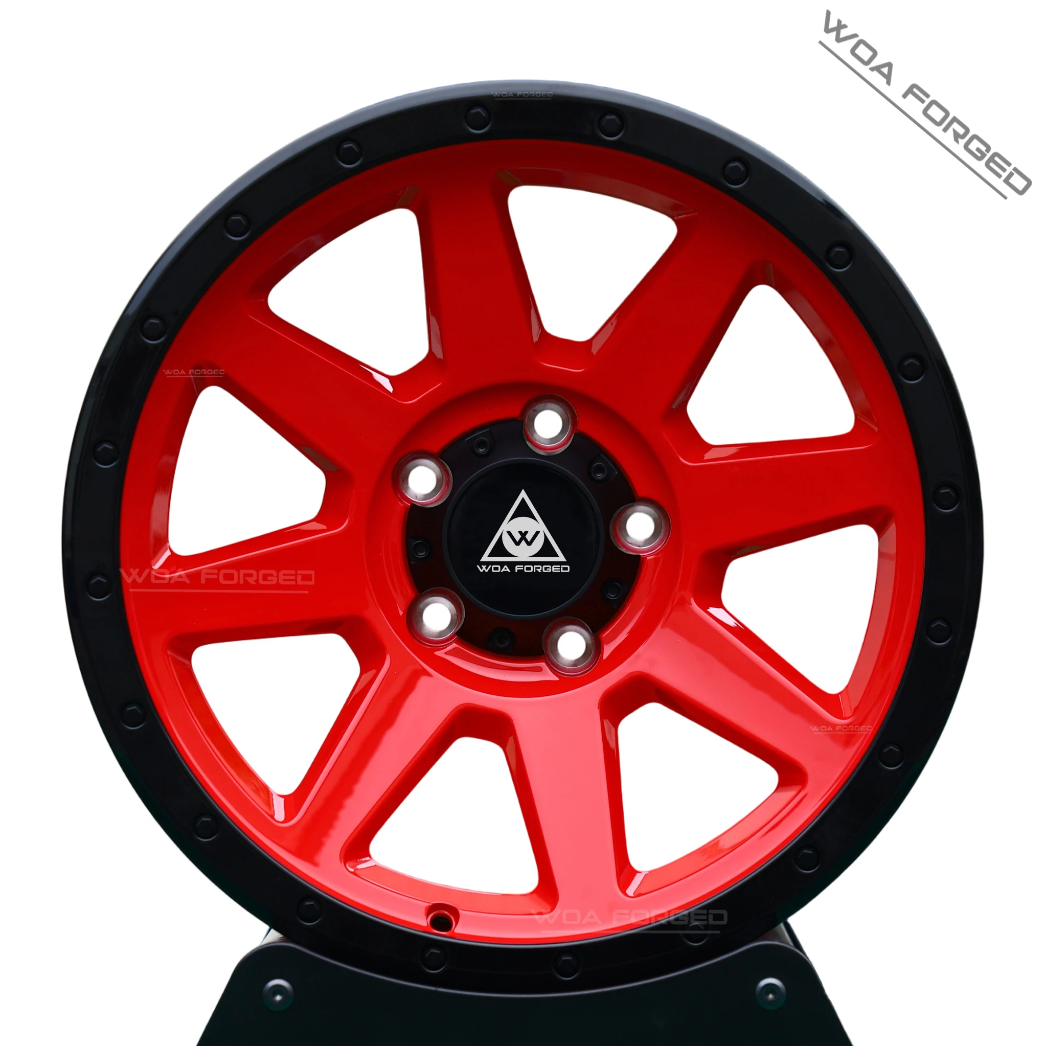 WOAFORGED جديد سبائك الألومنيوم مزورة 8J عجلات السيارة 5x150/5x112 PCD مخصصة رياضية خفيفة الوزن لميتسوبيشي باجيرو V73 برادو