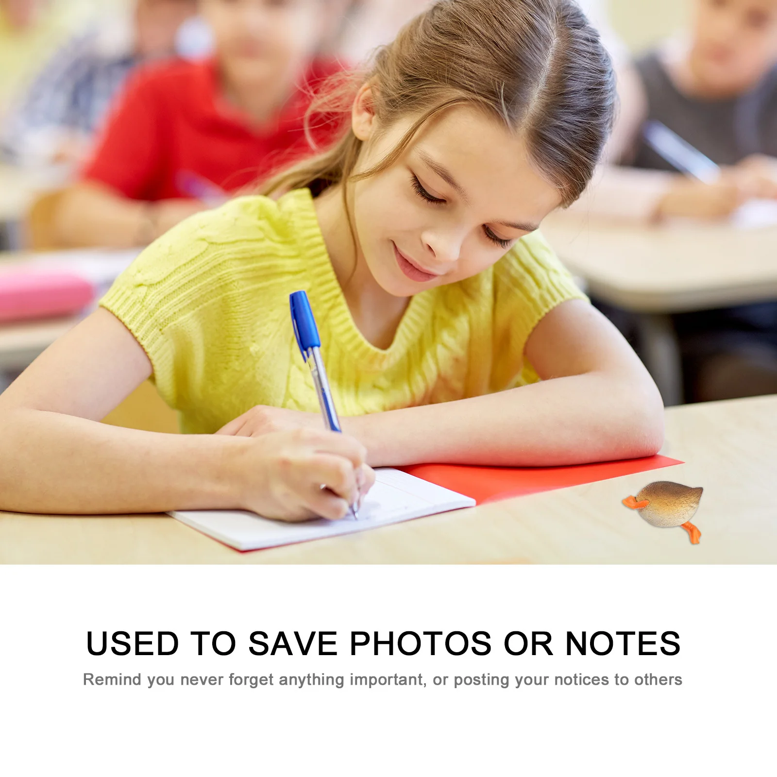 

5Pcs Magnet Cartoon Refrigerator Fridge Decoration for Home Office School Use Multi-Purpose Note Holder Reminder