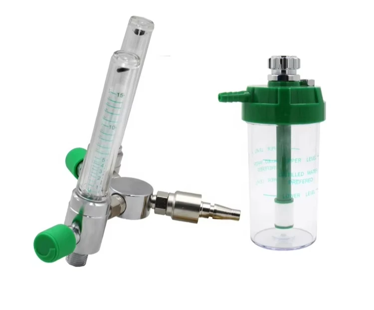 

Double Tube Medical Oxygen Flowmeter Adjustable Anti-burst Flowmeter Oxygen Concentrator