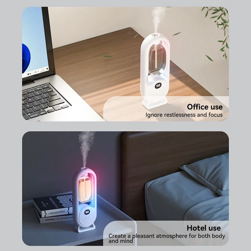 Diffusore di olio essenziale ricaricabile Xiaomi con Display umidificatore per aromaterapia da tavolo a parete deodorante deodorante per ambienti