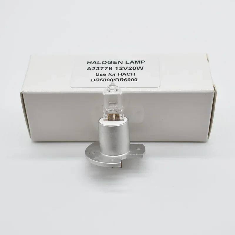 A23778 12V 20W G4 Gold 12V20W tungsten halogen bulb Hach DR 5000 spectrophotometer analyzer UV light source lamp