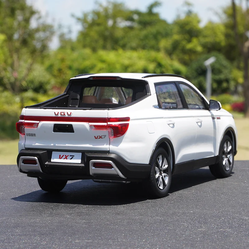 1:18 الأصلي الصين الوطنية الثقيلة شاحنة VGV VX7 بيك اب SUV على الطرق الوعرة مركبة بيك اب سبيكة نموذج سيارة