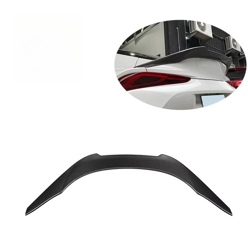 

High-Precision FORToyota GR Supra MK5 A90 A91 Carbon Fiber V-Shaped Rear Trunk Spoiler 2019-2025
