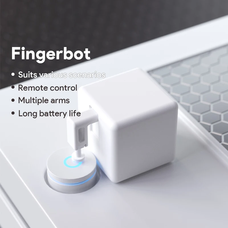 Tuya Smart Fingerbot Bluetooth gateway Voice Control Garage Door Switch Shutter Button Works with Alexa Google Home