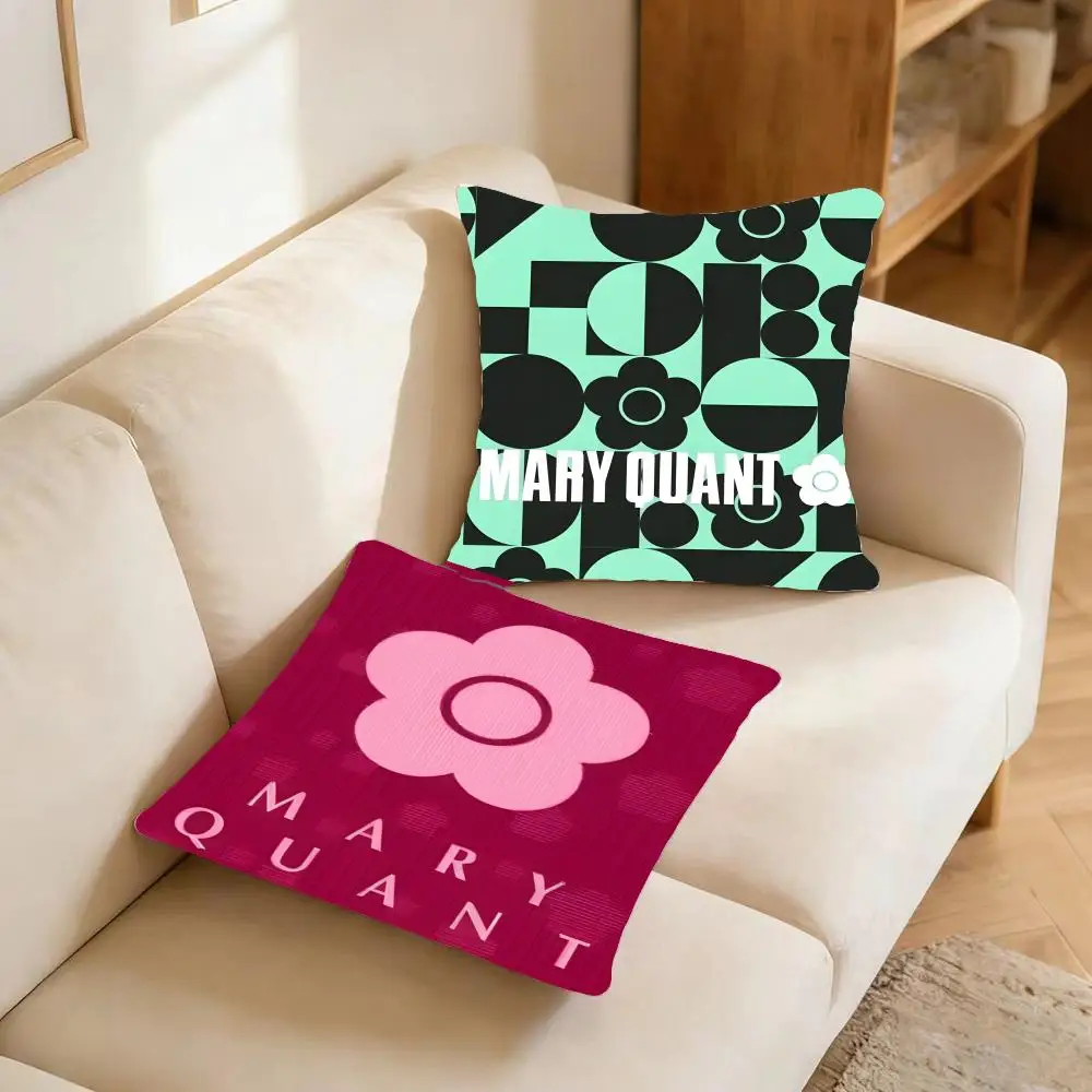 Brand Fashion Mary Quant Cushion Cover Warm coral fleece Cute kawaii plush Kawaii mascot throw
