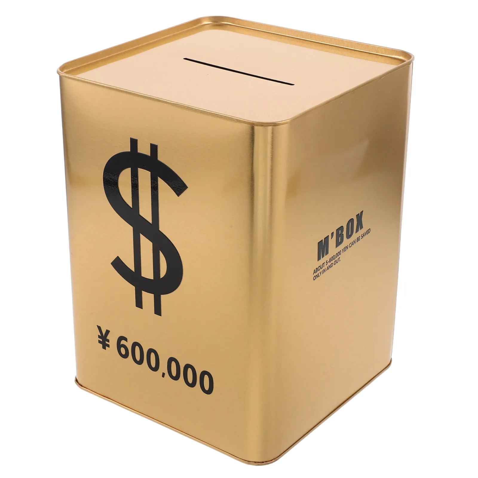 Metal Money Saving Box Must Break to Open Stainless Steel Piggy Bank Unbreakable Coin Bank Secure Savings for Cash and Coins