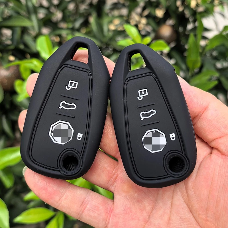 سيليكون سيارة الوجه مفتاح القضية غطاء ل MG Roewe 350 350i 550 550i 750 950 W5 MG4 MG7 عن بعد قذيفة حامي المفاتيح الملحقات #6