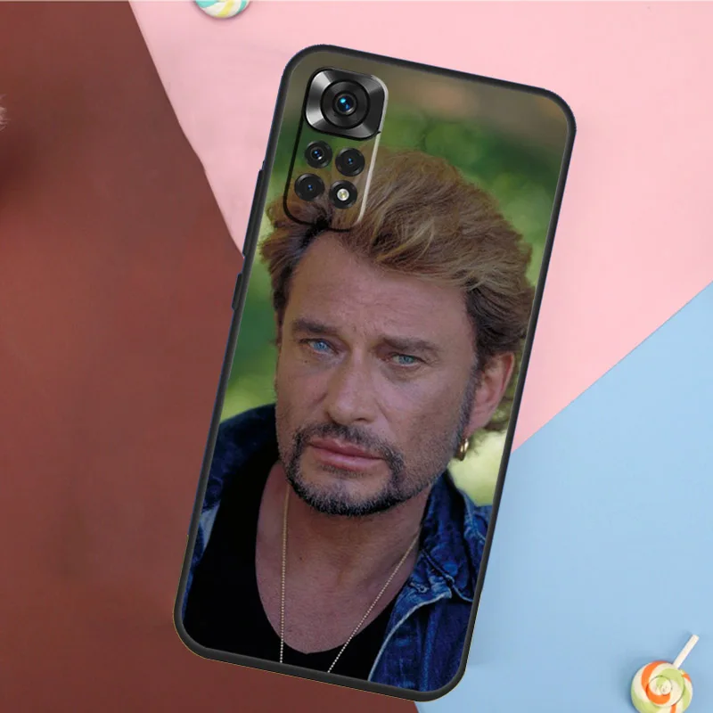 Johnny Hallyday Music Phone Case For Xiaomi Redmi Note 12 11 10 8 9 Pro 8T 9S 10S 11S 12C 9C 9T 10A 10C Cover