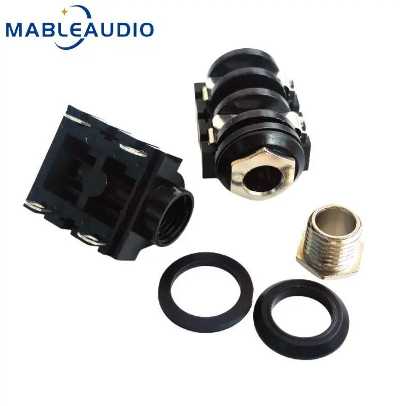 5PCS Premium Schalter 4-pin 6-pin CLIFF JACK 6,35 Große 2-core Große 3-core Weibliche Kopf Audio Stehen 6,5 Stereo Buchse – Detail 10