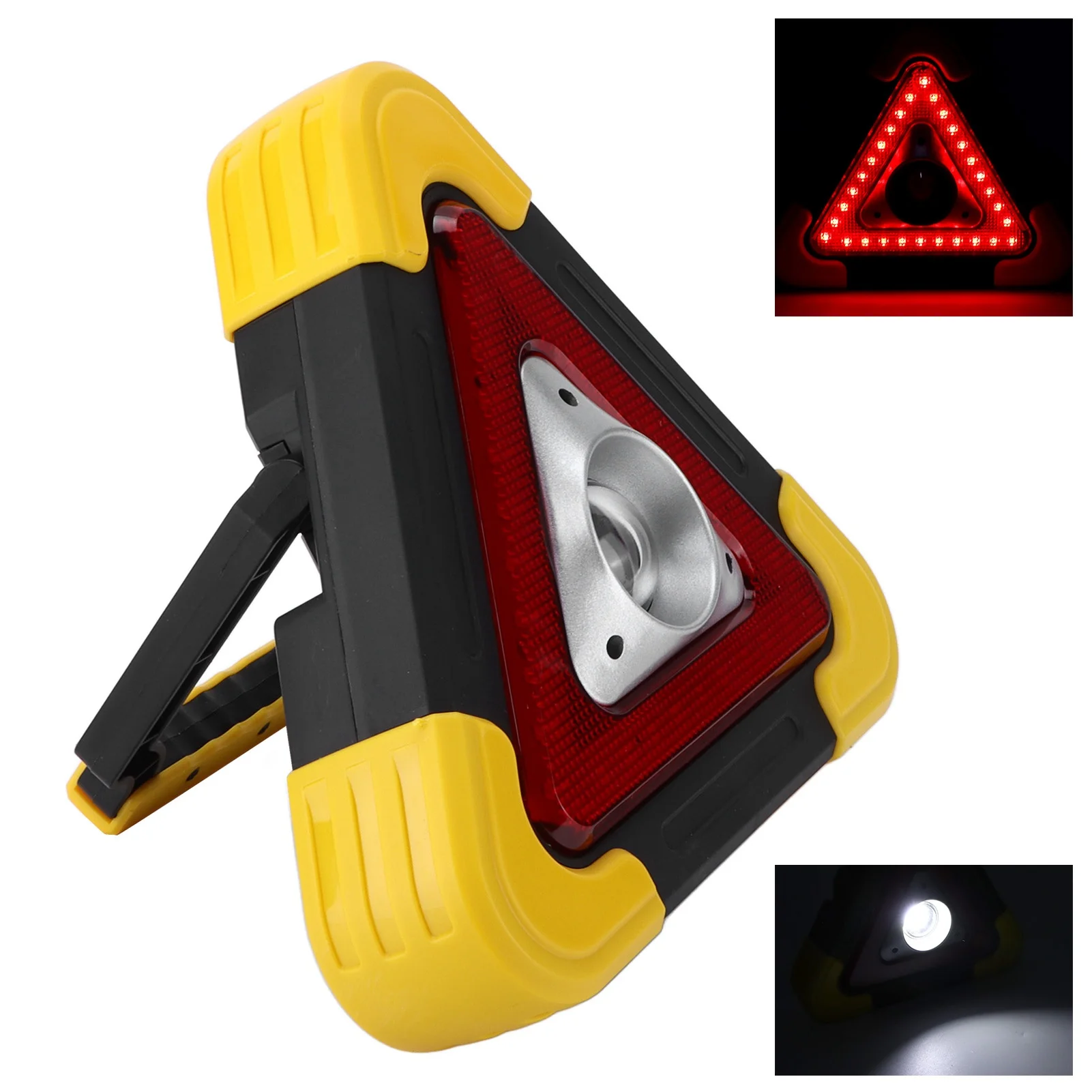 

Rechargeable Portable Solar Triangle Warning Light, LED Flood Light, 38W 500LM LED Work Light, Suitable for Outdoor Lighting