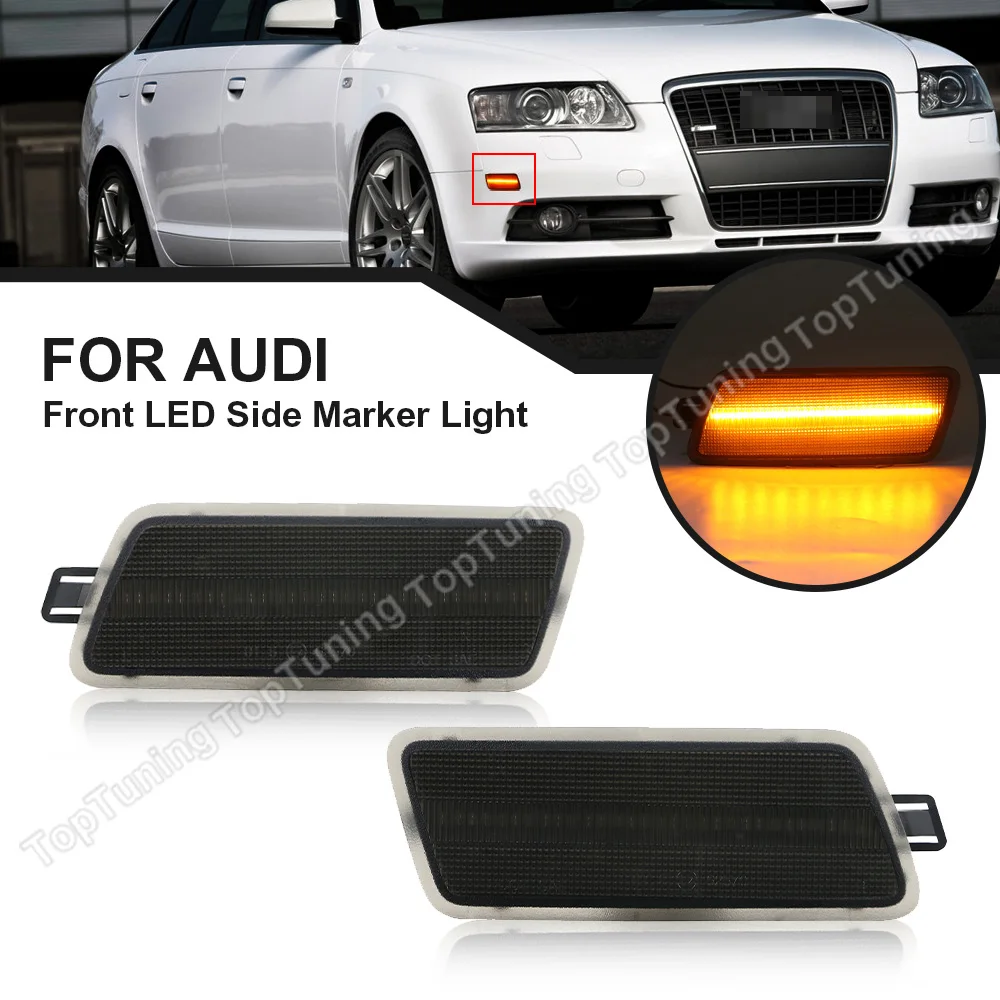 

Для Audi A6 C6 2005 2006 2007 2008 2009 2010 Передняя фонарь дневного/прозрачного света OEM #:4F0945071 4F0945072 2 шт.