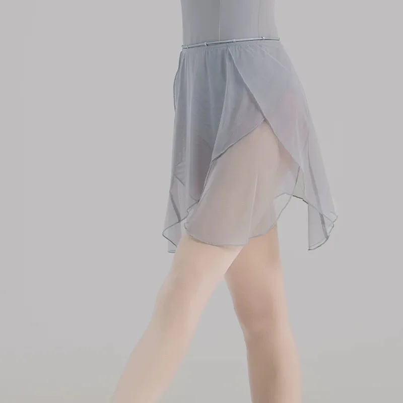 กระโปรงบัลเล่ต์ผู้หญิง ผู้ใหญ่ ดีไซน์ไม่สมมาตร ผ้าไหมพรม กระโปรงบัลเล่ต์แบบพัน กระโปรงบัลเล่ต์แบบทูทู กระโปรงสเก็ต กระโปรงนักบัลเล่ต์ ชุดฝึกซ้อมยิมนาสติก ชุดเต้นรำ