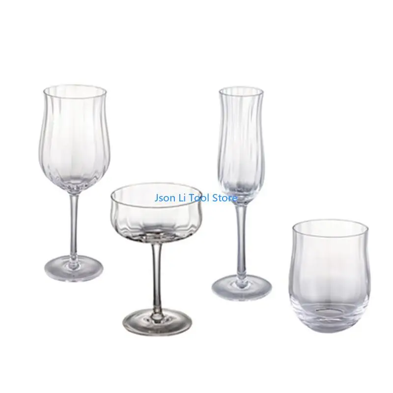 Y08D Clear Champagne Flautas Copa cócteles modernas Copa vinos para aniversario fiesta del bar casa