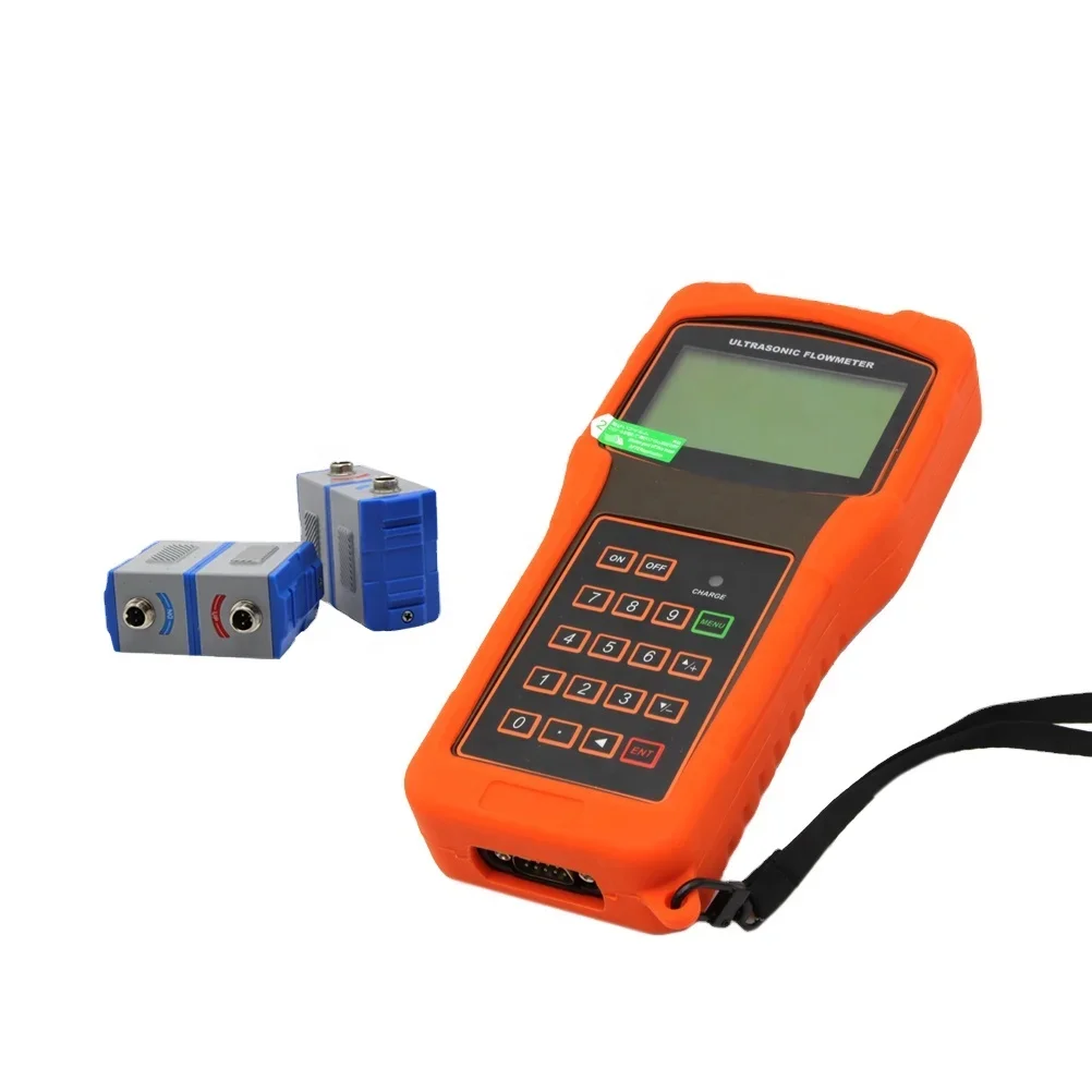 

GUF100 Portable Handheld Ultrasonic Flow Meter Battery Power