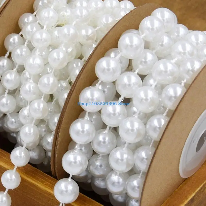 400A Косплей Корона Жемчуг Отделка из бисера Бахрома из бисера Отделка для поделок Жемчужная цепочка из бисера