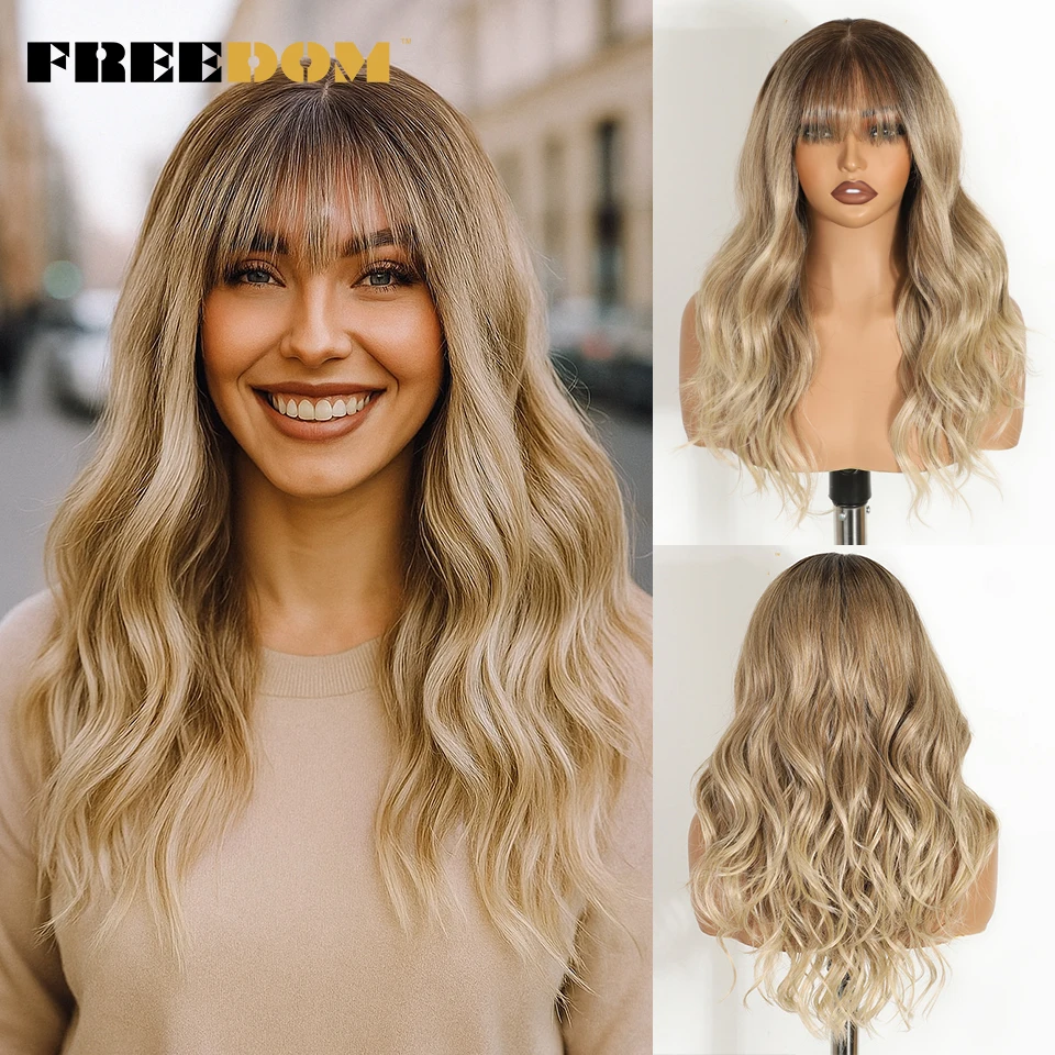 الحرية الاصطناعية الدانتيل الجبهة الباروكات للنساء السود أومبير شقراء 6x4 الجسم موجة شعر مستعار الدانتيل مع الانفجارات مقاومة للحرارة شعر مستعار تأثيري