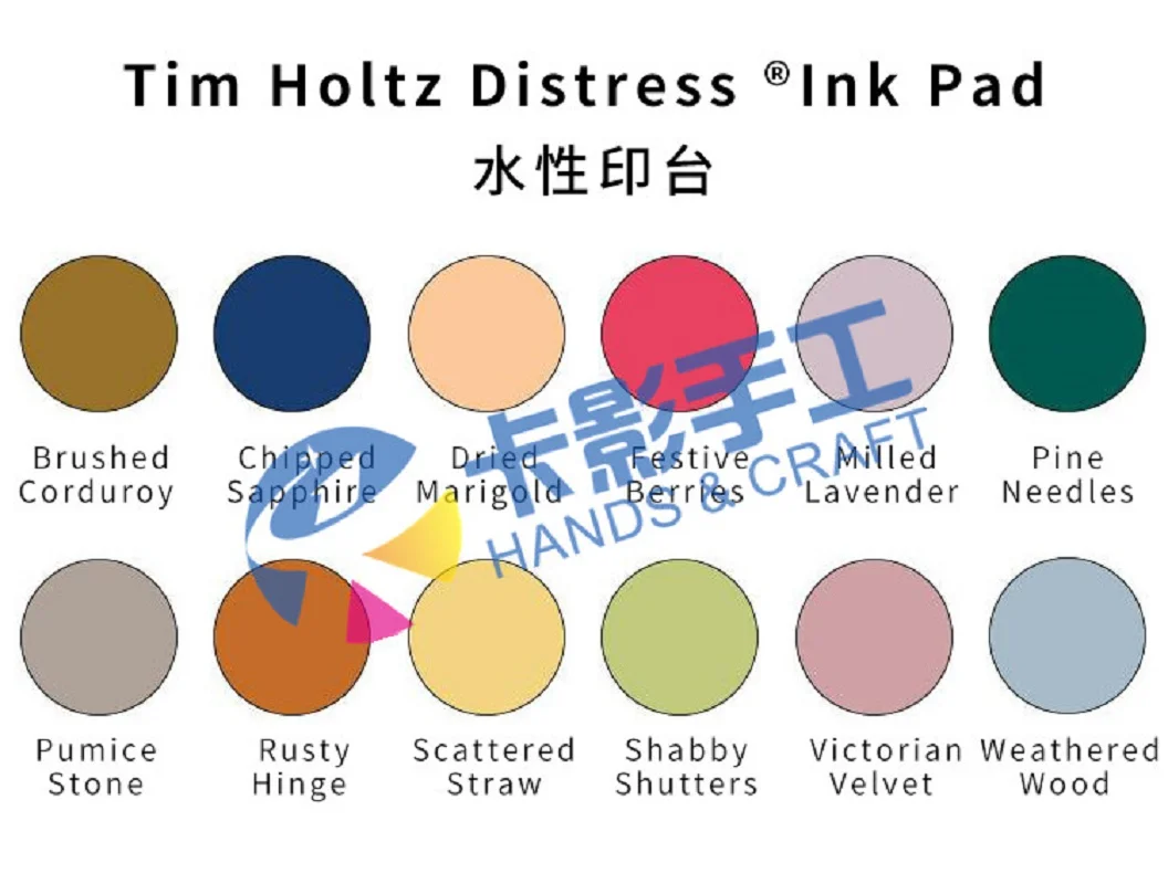 1PCS American original imported ranger Tim Holz distress ink retro old color water-based ink pad