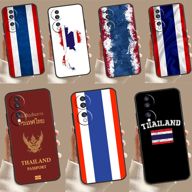 Thailand Flag Map Funda For Honor Magic 6 Pro 5 Lite 10 50 70 90 Honor X8a X9a X8b X9b X7 X8 X9 X6a X7a Case