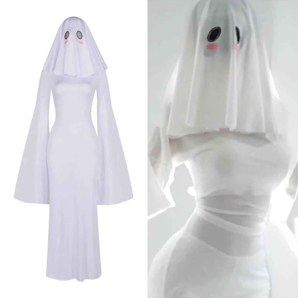 

Ghost Girl Cosplay Costume Mrs Akane Two-in-one Dress Slimming Mermaid Skirt Cosplay Halloween Costume Dress-up Play Costume