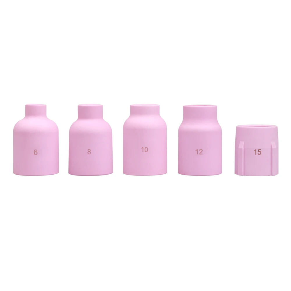 10Pcs 48/34mm 57N74 57N75 53N87 53N88 53N89 Alumina TIG Nozzle For TIG WP9 20 WP17 18 26 Welding Torch Ceramic Accessories