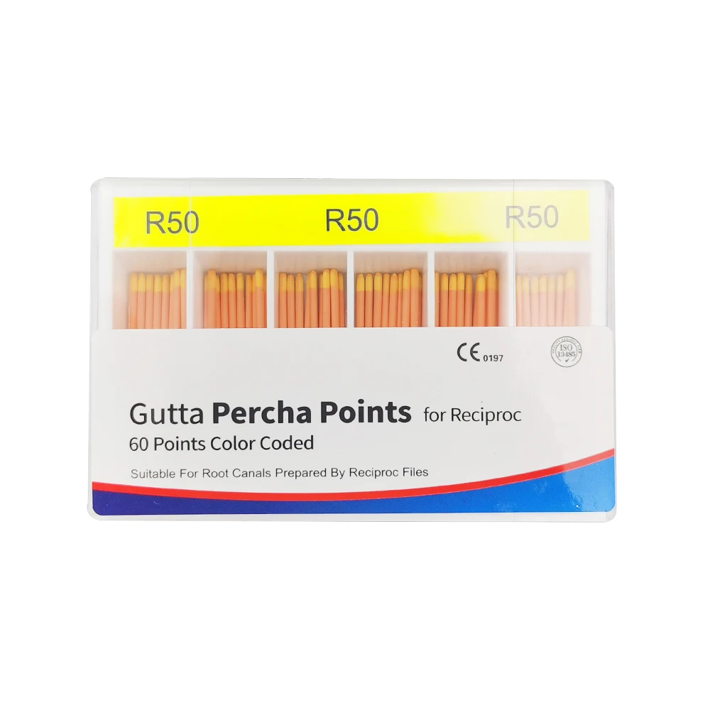 08Taper R25 Gutta Percha Point Dental Reciprocal Absorbent Paper Points 06Taper R40 05Taper R50 Reciproc Files Dental Obturation
