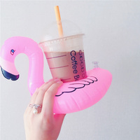Float Inflatable Drink Cup Holder Party Decor Flamingo Cup Holder Pool Toys Beach Inflatables Summer Holiday Product