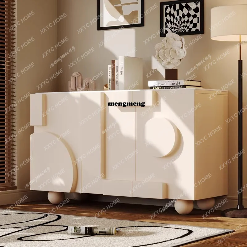 Sideboard Modern Room Solid Wood Wall Kitchen Buffet Storage Living Room Furniture