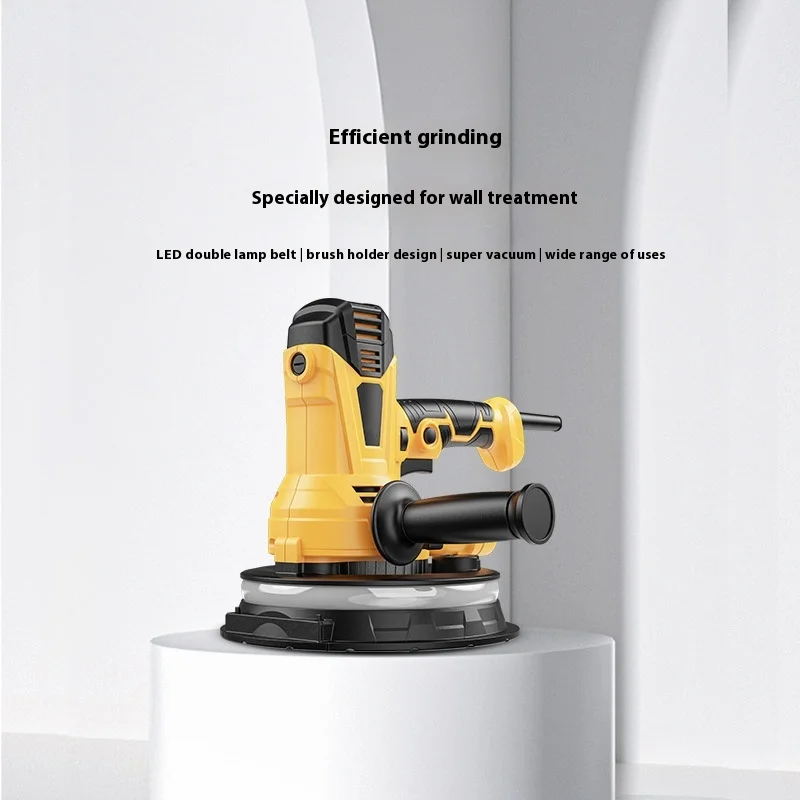 Handheld Electric Wall Polishing Machine Dust-free Self-priming Sandpaper Machine Putty Making and Wall Grinding Machine