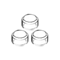 3PCS Replacement Bubble Fat Glass Tubes For Innokin Ares 2 D22 / D24 MTL RTA Glass Tubes