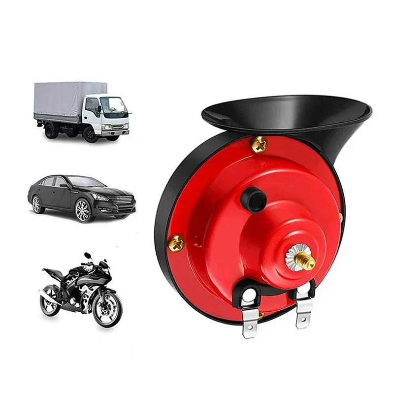 12V 300DB Horn Car Warning Siren Sound Signal Backup  Horns High Power Reverse Voice Horn for Auto Trucks Motorcycle Universal