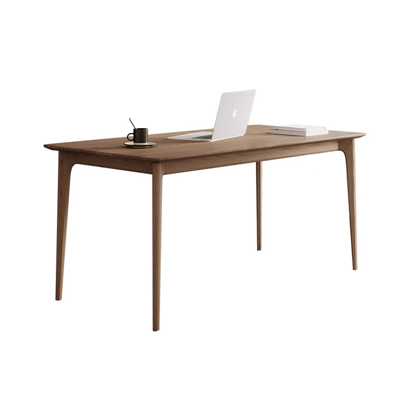 Living room long desk solid wood desk ash wood table one-word long desk study calligraphy table