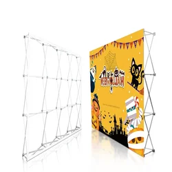 High GradePortable Aluminium Alloy Flower Folding Stand Wedding Backdrop Stand Advertising Rainproof Display Signature Wall