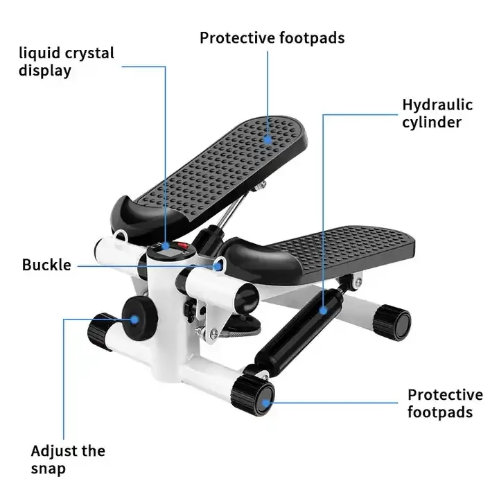Multifunctional Home Mini Elliptical Stepper Lateral Thigh Trainer Stepper Mini Climbing Machine Fitness Stepper
