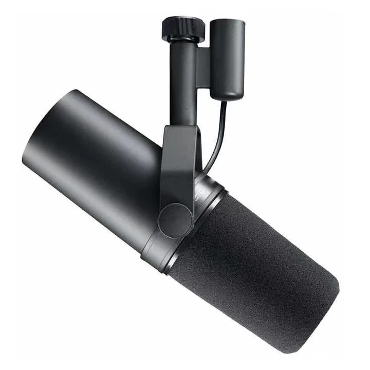 SM7B Professional Vocal Dynamic Microphone for Studio Recording Broadcasting Podcasting Streaming with Wide Range Frequency