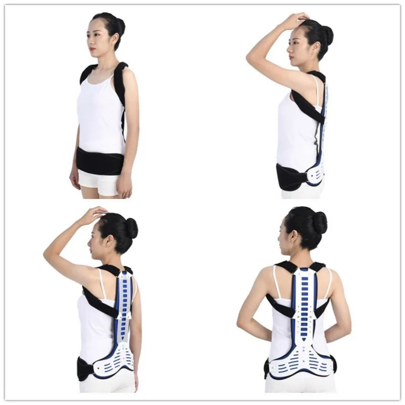 Medical Back Fixation Brace Spinal Lumbar Fracture Support Brace Adjustable Spine Shoulder Posture Hunchback Orthosis Corrector