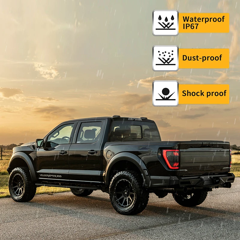 VLAND LED Tail Lights Assembly Rear Lamp 2021-2023 Taillights Factory Car Accessories Back Lights  for Ford F150 F 150