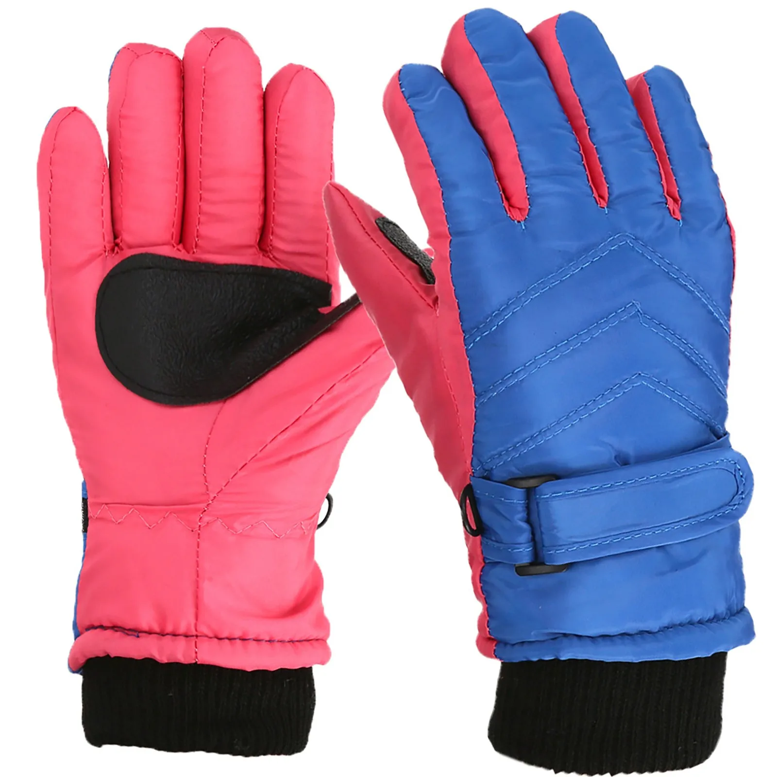 Upgraded Outdoor Children's Ski Gloves Cycling Gloves Winter Mountaineering Warm Gloves Waterproof Ski Gloves