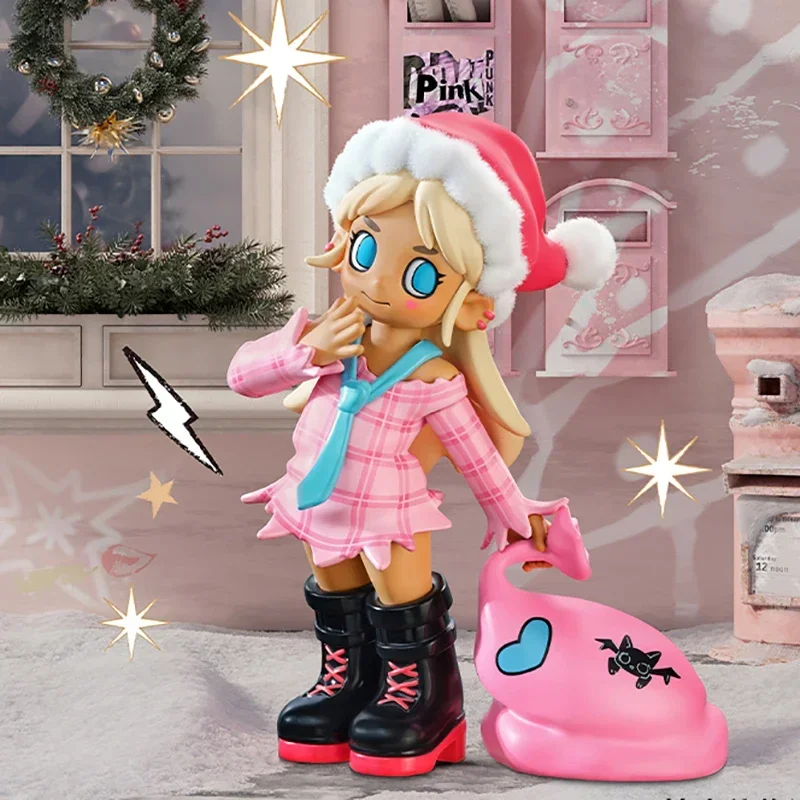 POP MART Lil Peach Riot Holiday Mixtape Series Blind Box Mystery Box Spielzeug Kawaii Ornamente Figuren Home Decor Desktop Modell