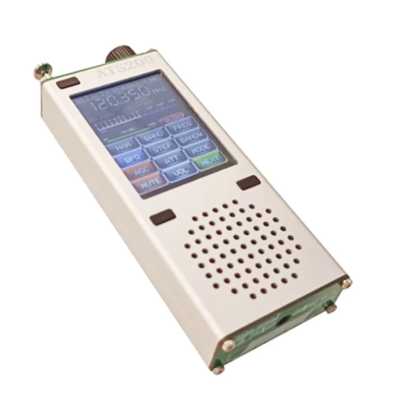 Ats200 Full-Band Radio Si4732 + Esp32 + Bluetooth + 2.4 Inch Touch Display Fm Am Lb Multi-Mode Radio Duurzaam Eenvoudig Te Installeren Eenvoudig Te Gebruiken