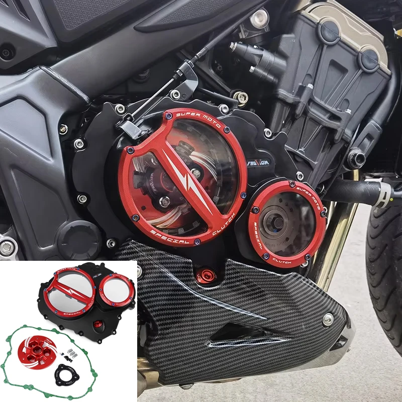 For Honda CBR650R CB650R 2019 - 2023 2020 2021 2022 CBR CB 650R Clear Clutch Cover