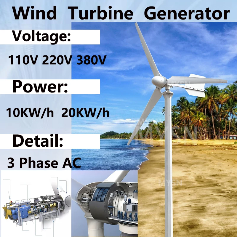 220V-600V 20KW Wind…