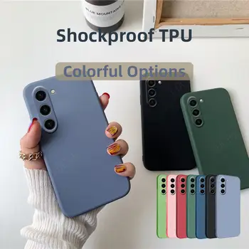 Pouzdro pro Samsung Galaxy S23 Plus, originální nárazuvzdorné TPU pouzdro pro Samsung S21 FE S22 S23 Plus Ultra 8 nejlepší prodej kryt na samsung galaxy a4 - №4