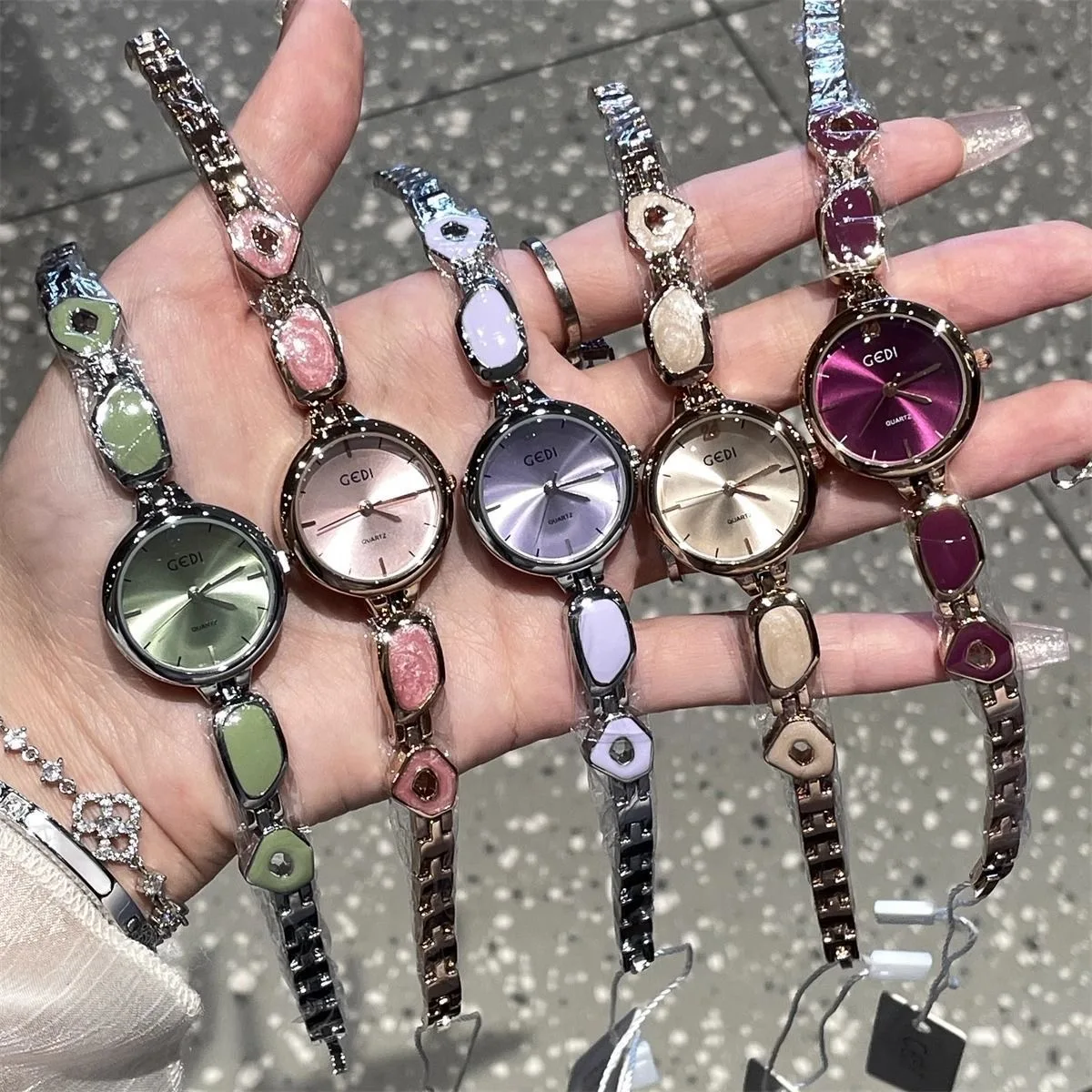 

Модные повседневные кварцевые женские часы, водонепроницаемые роскошные женские часы из нержавеющей стали, Relogio Feminino, подарок