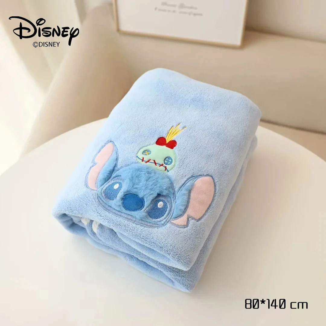 Disney Stitch Towel Bath Towel Anime Lilo Stitch Coral Velvet Bathe Washcloth Shawl Super Soft Cotton Absorb Water Baby Blanket